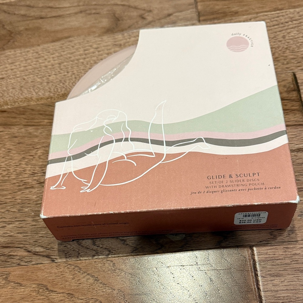 Anthropologie Glide & Sculpt Set - gliders and carry bag